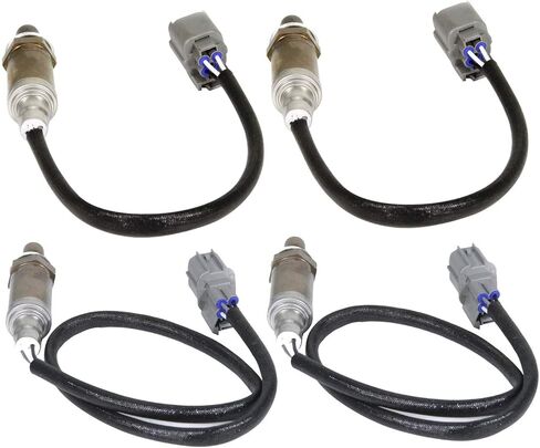 MAXFAVOR 2 Pcs Upstream and 2 Pcs Downstream Oxygen Sensor Replacement for 2004 2003 2002 2001 2000 Land Rover Discovery V8 4.0L 4.6L O2 Sensor 234-4694 x2 234-4696 x2 in Saudi Arabia