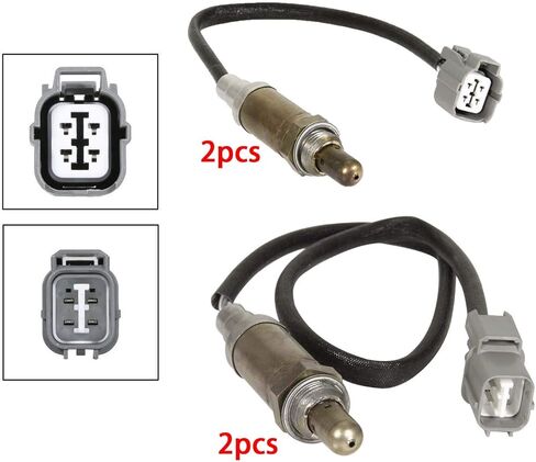 MAXFAVOR 2 Pcs Upstream and 2 Pcs Downstream Oxygen Sensor Replacement for 2004 2003 2002 2001 2000 Land Rover Discovery V8 4.0L 4.6L O2 Sensor 234-4694 x2 234-4696 x2 in Saudi Arabia