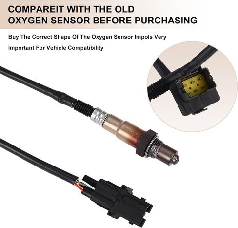 Oxygen O2 Sensor Upstream Fits for Cadillac XLR 2004-2005 4.6L, for Subaru Outback Legacy Impreza Forester 2000 2001 2002 2.5L, Replace 234-5003, 2345003, 12567073, 22641AA011, 22641-AA011 in Saudi Arabia