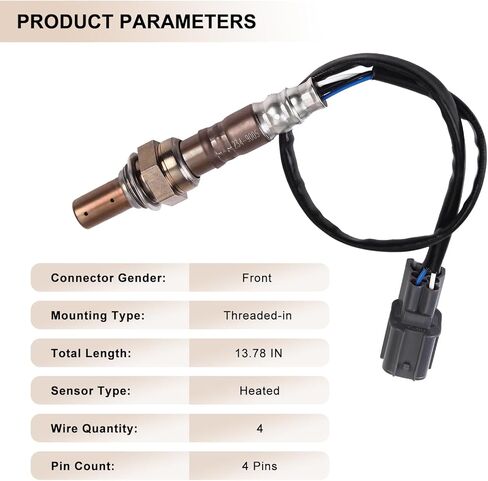 Oxygen Sensor Upstream Compatible with Honda Civic 1.3L 2003-2005, Civic 1.7L 2001-2005, for Honda CR-V 2.4L 2002-2004, for Acura RSX 2.0L 2002-2004, O2 Sensor Replace 234-9005 in Saudi Arabia