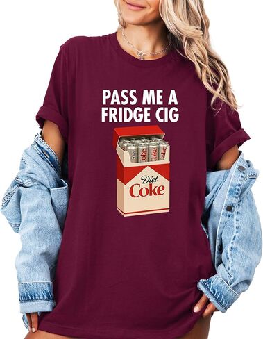 Pass Me A Fridge Cig Shirt, Fridge Cig Funny Tee Multicolor T-Shirt in Saudi Arabia
