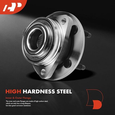 A-Premium 2 x Front Wheel Bearing and Hub Assembly with 5-Lug Compatible with Chevrolet Malibu 2004-2007, Pontiac G6 2005-2007 in Saudi Arabia