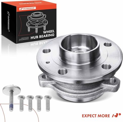 A-Premium Front or Rear Wheel Bearing and Hub Assembly Compatible with Volvo XC60 18-23, XC90 16-23, S60 19-23, S90 17-23, V60 19-23, V90 18-21, V90 Cross Country 17-23 in Saudi Arabia