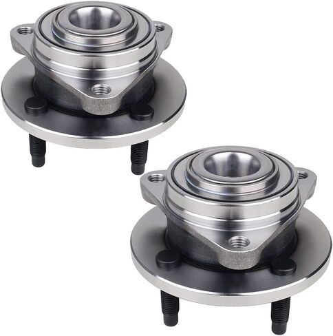 Autoround 513205 Front Wheel Bearing and Hub Assembly Fit for Chevy Cobalt 2005-2010, Saturn Ion 2003-2007, Pontiac G5 2007-2010, Pursuit 2005-2006, 4 Lugs Non-ABS, 2-Pack in Saudi Arabia