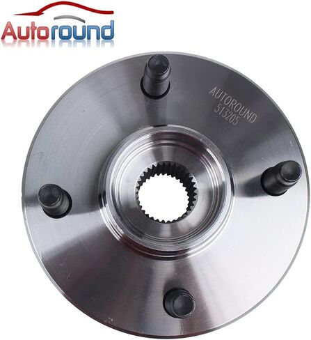 Autoround 513205 Front Wheel Bearing and Hub Assembly Fit for Chevy Cobalt 2005-2010, Saturn Ion 2003-2007, Pontiac G5 2007-2010, Pursuit 2005-2006, 4 Lugs Non-ABS, 2-Pack in Saudi Arabia