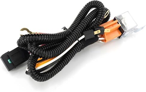 مجموعة أدوات تسخير الأسلاك لبوق السيارة من YoRise، محول مقسم مزدوج القرن SPST 12 فولت 40 أمبير 4 سنون، ملحقات أبواق لهجة انفجار شبكة السيارات للسيارات والشاحنات والدراجات النارية (أسود) in Kuwait