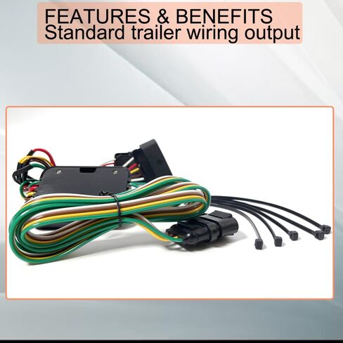 4-Pin Trailer Wiring Harness Vehicle-Side Custom Fit for Chevy Colorado GMC Canyon 2004-2012 Isuzu I-280 I-290 I-350 I-370 2006-2008 - OEM 55510 in Kuwait