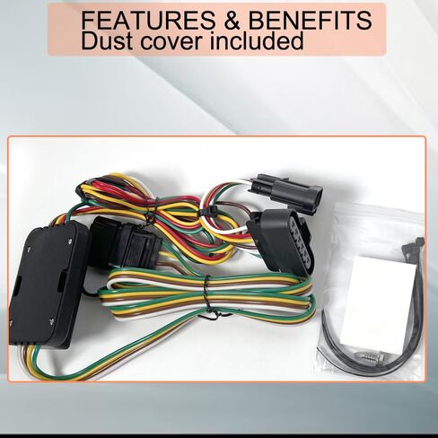 4-Pin Trailer Wiring Harness Vehicle-Side Custom Fit for Chevy Colorado GMC Canyon 2004-2012 Isuzu I-280 I-290 I-350 I-370 2006-2008 - OEM 55510 in Kuwait