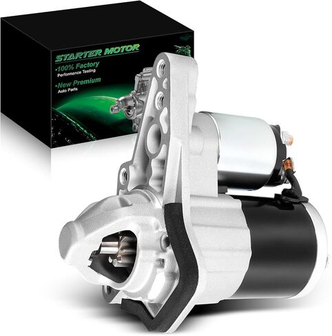 New Upgraded Starter Motor for:-Nissan Versa 2012 2013 2014 Versa Note 1.6L L4 12V 1.0KW 10 Teeth Clockwise Replacement OE# 23300-BC200, 19137N, M000T32171, 233001HK0A, 233001HK0B, 233001KA1 in Kuwait