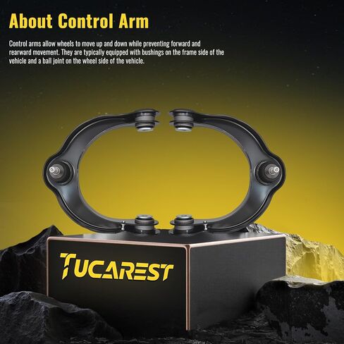 TUCAREST K623638 K623639 (زوج) ذراع التحكم العلوي الأمامي ومجموعة وصلات كروية مناسبة لـ 2016-2021 Je-ep Grand Cherokee /16-24 Do-dge Durango [# 68224239AB 68282328AA 68291037AA 526-314 CMS251235] in Saudi Arabia