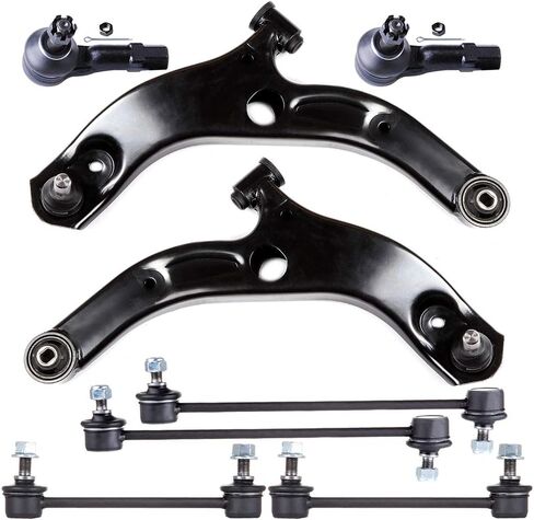 ASAPE 8 Pcs Suspension Kit - Fit 2002-2003 for Mazda Protege5 1999-2003 for Mazda Protege, Include - Front Lower Control Arm and Ball Joint Outer Tie Rod End Front Sway Bar Link Rear Sway Bar Link in Saudi Arabia