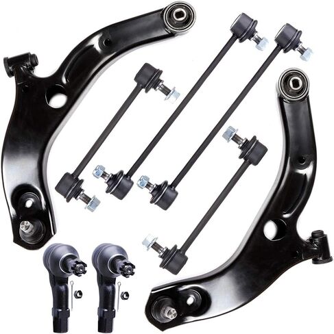 ASAPE 8 Pcs Suspension Kit - Fit 2002-2003 for Mazda Protege5 1999-2003 for Mazda Protege, Include - Front Lower Control Arm and Ball Joint Outer Tie Rod End Front Sway Bar Link Rear Sway Bar Link in Saudi Arabia