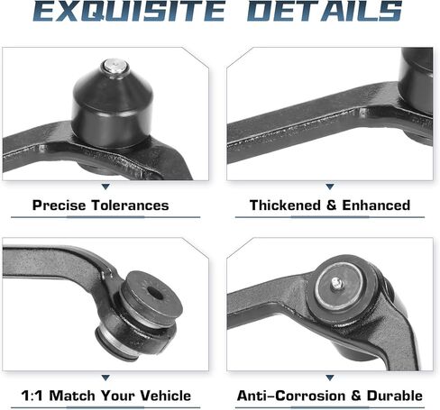 Front Upper Control Arm Lower Ball Joints for Ford Explorer 1995-2001 Ranger 98-11 for Mazda B2500 B3000 B4000 99-02 for Mercury Mountaineer 97-01 Suspension Kit K8708 K8710 Only 2-Piece Design 4PCS in Saudi Arabia