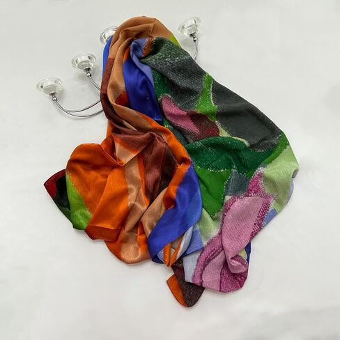 Designs By Teri Silk Head Scarf for Women, Thin and Lightweight Hair Scarf, Satin Silk Purse Scarf for Handbags in Saudi Arabia