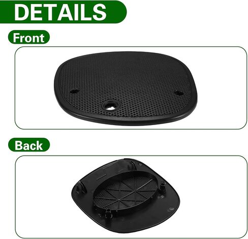 Front Driver Passenger Side Dash Speaker Grille Grill Cover for Chevrolet Blazer 1998-2005 Dash Speaker Grille Grill Cover Replacement 15046442 15046441 2Pcs Black in Kuwait