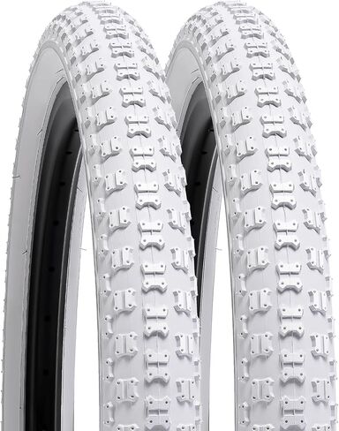 2-PCS 18" Bike Tires 18 x 2.125/57-355 and 18" Heavy Duty Bike Tubes Compatible with 18x1.95 18x2.0 18x2.1 18x2.125 18x2.15 Bicycle Tires and Tubes (Y-1051) in Kuwait