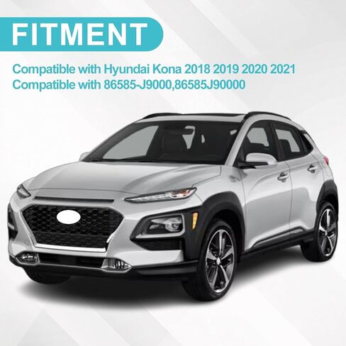 المصد الأمامي للشواية المزخرفة المتوافقة مع 2018 2019 2020 2021 Hyundai Kona شبكة علوية باللون الأسود 86585-J9000 86585J9000 in Kuwait