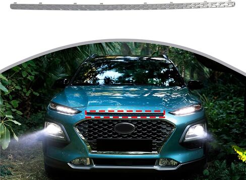 المصد الأمامي للشواية المزخرفة المتوافقة مع 2018 2019 2020 2021 Hyundai Kona شبكة علوية باللون الأسود 86585-J9000 86585J9000 in Kuwait