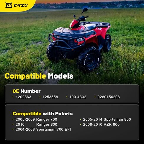 0280156208 2PCS Fuel Injector Harness Compatible with 2005-2009 Polaris Ranger 700，2010 Ranger 800， RZR/Sportsman 700/800 – Replacement for 1202863, 1253558, 100-4332 in Saudi Arabia