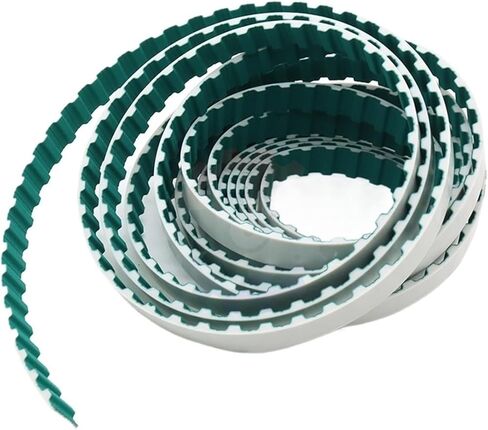 Open Timing Belt Pitch 5.08mm Belt Drive Belt Type Open Belt Pulley Belt(2 Meter,XL - Green,Belt width 6mm) in Kuwait