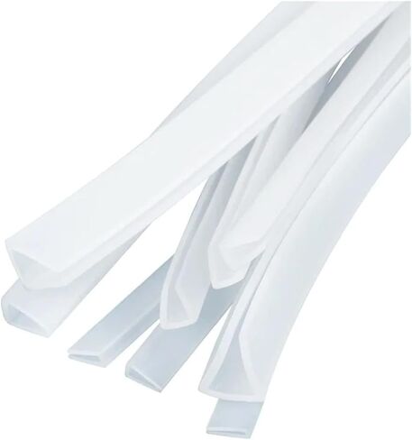 1 متر-5 متر شكل شريط عازل درجة الحرارة طوقا الصلبة لينة للاستحمام فرملس حافة الزجاج السير الوقائي حماية (10x14x18 مللي متر ، 1 متر) in Kuwait