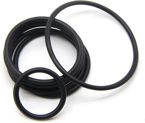 50Pcs NBR O Ring Seal Gasket Thickness CS 1mm OD 3~80mm Nitrile Butadiene Rubber Spacer Oil Resistance Washer Round Shape Black(OD 80mm ID 78mm) in Saudi Arabia