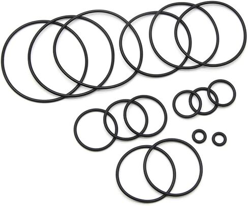 50Pcs NBR O Ring Seal Gasket Thickness CS 1mm OD 3~80mm Nitrile Butadiene Rubber Spacer Oil Resistance Washer Round Shape Black(OD 80mm ID 78mm) in Saudi Arabia