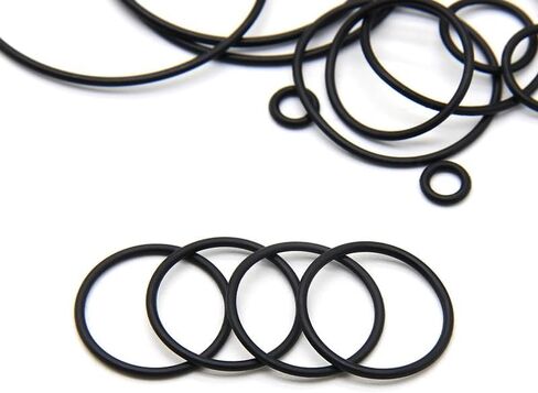 50Pcs NBR O Ring Seal Gasket Thickness CS 1mm OD 3~80mm Nitrile Butadiene Rubber Spacer Oil Resistance Washer Round Shape Black(OD 80mm ID 78mm) in Saudi Arabia