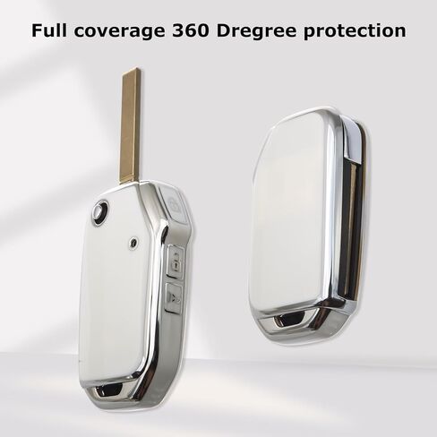 لغطاء مفتاح KIA Key Fob، مفتاح FlipKey ذو 3 أزرار، ملحقات غطاء مفتاح سلسلة المفاتيح لـ 2021 2022 2023 2024 2025 Seltos Sorento Sportage NIRO in Kuwait