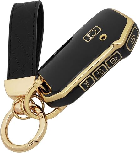 TPU Protective Key Fob Cover Case Compatible with Kia Ceed Cerato Forte NIRO Seltos Sorento Soul Sportage Telluride Key Fob (Green) in Saudi Arabia