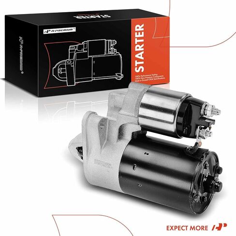 A-Premium Starter Motor Compatible with Dodge Neon 2003-2005, SX 2.0 2003-2004, 2.0L, 12V 1.1KW 8-Teeth Clockwise, Replace# 0001107432 in Saudi Arabia