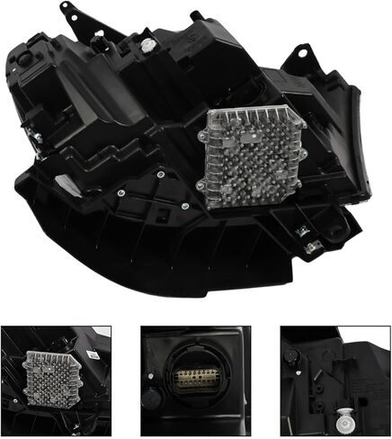 Pair Driver Passenger Side Headlight Assembly Compatible with 2019-2023 Ram 1500 w/DRL Front Left Right HeadLamp CH2502320 CH2502321 CH2503320 CH2503321 W/O Harness in Kuwait