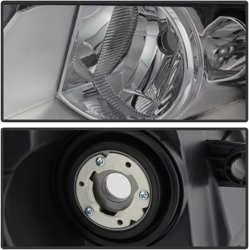 ACANII - For 2008-2014 Dodge Avenger Chrome Housing Headlights Headlamps Replacement Pair Set Driver + Passenger Side in Saudi Arabia