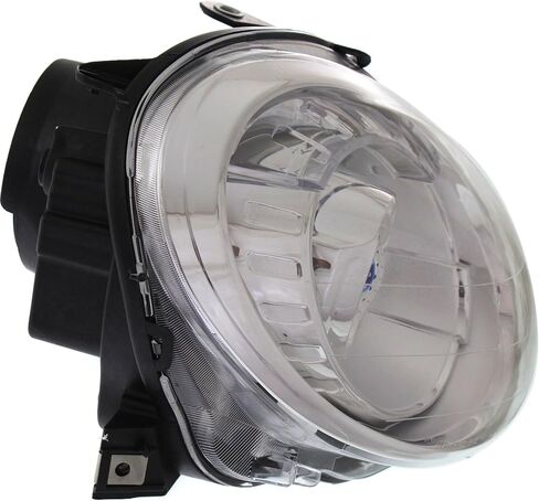 Garage-Pro Headlight Assembly Pair For Fiat 500 2012-2019, Driver and Passenger Side, Halogen With Bulb(s), Replaces# 5182428AE 5182429AE in Saudi Arabia