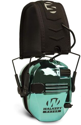 Walker's Razor Slim Electric Earmuffs with Sound-Dampening Composite Housing, Built-In High-Definition Speakers, Cushioned Ear Cups, and Independent Volume Controls (Let Freedom Ring) in Saudi Arabia
