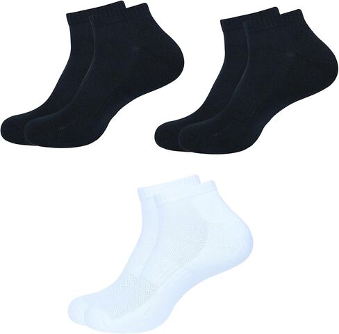 BSD Organics Ankle Socks for Men Pack of 6 | Soft Cotton Blend Low Cut Sock in Saudi Arabia