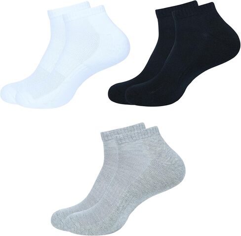 BSD Organics Ankle Socks for Men Pack of 6 | Soft Cotton Blend Low Cut Sock in Saudi Arabia