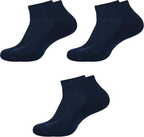 BSD Organics Ankle Socks for Men Pack of 6 | Soft Cotton Blend Low Cut Sock in Saudi Arabia