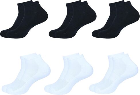BSD Organics Ankle Socks for Men Pack of 6 | Soft Cotton Blend Low Cut Sock in Saudi Arabia