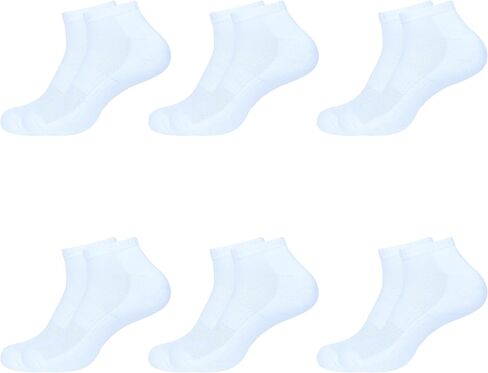 BSD Organics Ankle Socks for Men Pack of 6 | Soft Cotton Blend Low Cut Sock in Saudi Arabia