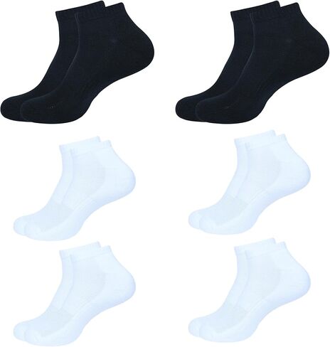 BSD Organics Ankle Socks for Men Pack of 6 | Soft Cotton Blend Low Cut Sock in Saudi Arabia