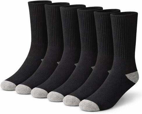 Nevend 6 أزواج من الجوارب القطنية الرياضية خفيفة الوزن للرجال والأولاد in Kuwait