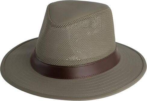 قبعات هنشل تاهو سفاري بريزر - قبعة شمسية واسعة الحواف للرجال بتركيبة شبكية in Kuwait