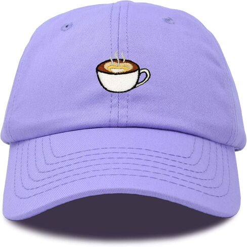 DALIX Cappuccino Hat Coffee Cup Womens Baseball Cap in Saudi Arabia
