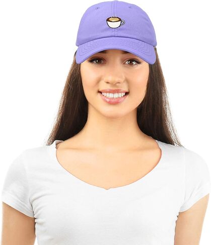 DALIX Cappuccino Hat Coffee Cup Womens Baseball Cap in Saudi Arabia