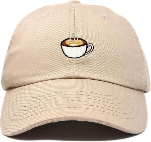 DALIX Cappuccino Hat Coffee Cup Womens Baseball Cap in Saudi Arabia