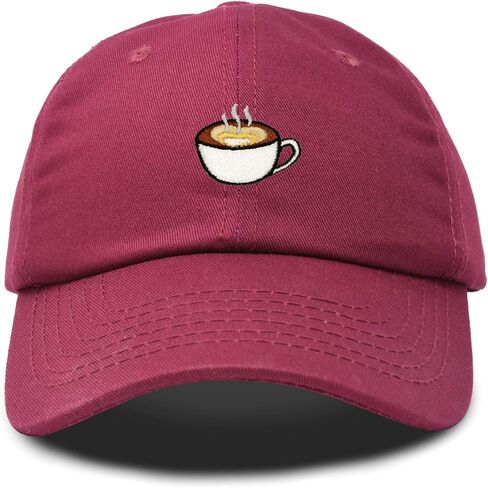 DALIX Cappuccino Hat Coffee Cup Womens Baseball Cap in Saudi Arabia