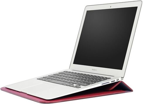 حافظة كمبيوتر محمول مع حامل لجهاز MacBook Air 13 بوصة M2 A2681 M1 A2337 A2179 A1932/Pro 13 M2 M1 A2338 A2251 A2289 A2159 A1989 A1706 A1708، حقيبة كمبيوتر محمول رفيعة للغاية لجهاز MacBook in Kuwait