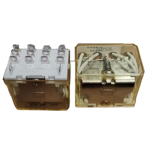 5 قطعة/الوحدة التتابع RH4B-UL DC24V 10A 14 دبابيس 4 مفتوحة 4 مغلقة التتابع المتوسط in Kuwait