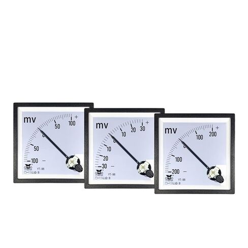 Cp96 Plus-Minus millivolt Meter 25mv bi-Directional 30mv±100mv sq96 dh96 DC Voltmeter 90 * 90 in Kuwait